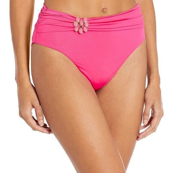 TRINA TURK GERANIUM MONACO HIGH WAISTED‎ BOTTOM SIZE 4 - Picture 1 of 7